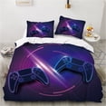 thumbnail image 1 of YJHDM Game Pad Bedding Set 3D Polyester Quick Drying Soft Duvet Cover Pillowcase 2/3pcs for Gamer, 1 of 5