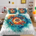 thumbnail image 1 of YJHDM Mandala Bedding Set 3D Bohemian Style Duvet Cover Pillowcase 2/3pcs Women's Indian Style Cover, 1 of 5