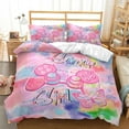 thumbnail image 1 of YJHDM Pink Game Controller Bedding Set 3D Girl Player Duvet Cover Pillowcases 2/3pcs Birthday Gift, 1 of 5