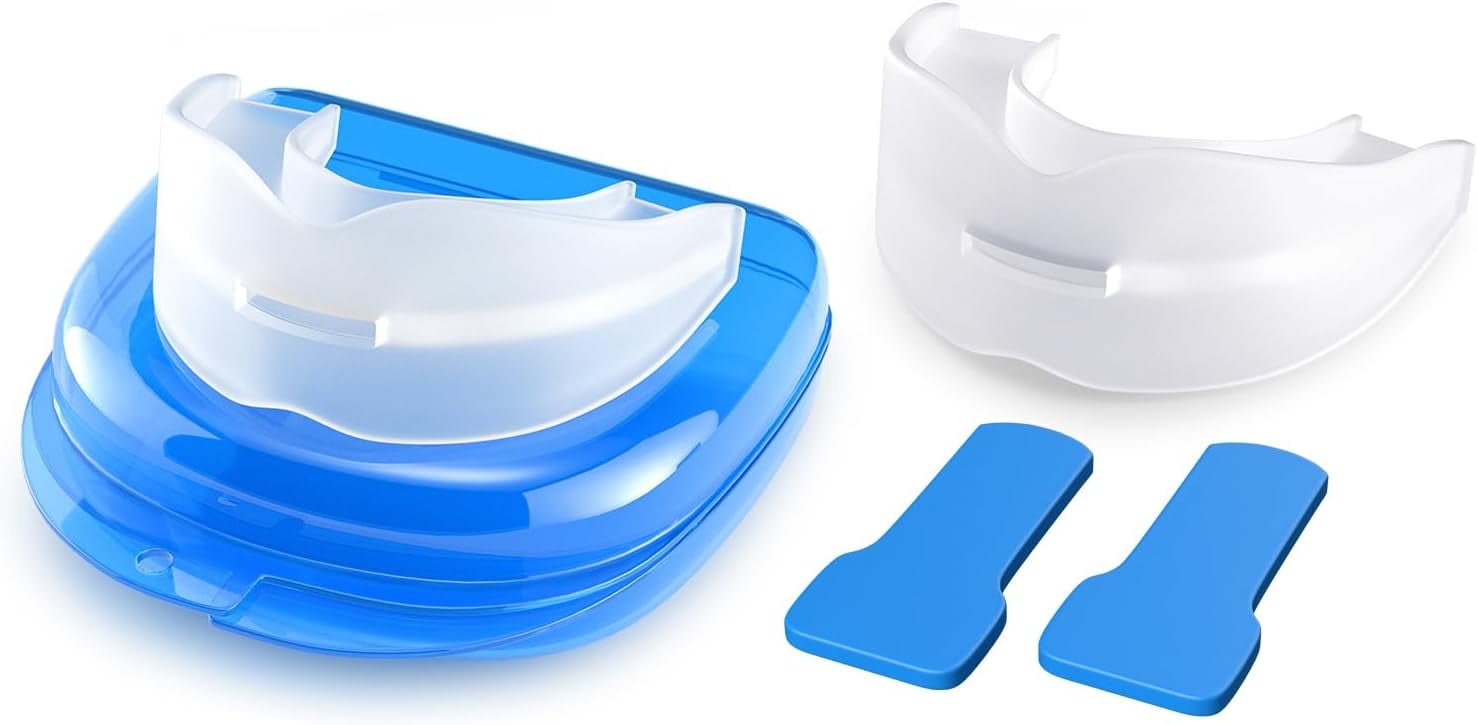 YJJSKEJI Anti-Snoring Mouth Guard, Anti-Snoring Mouthpiece, Snoring Solution Comfortable Anti-Snoring Devices for Man a Better Night's Sleep
