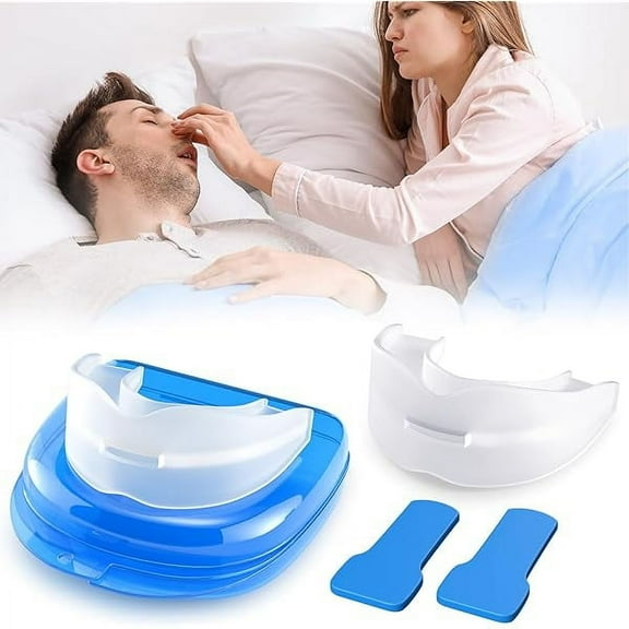 YJJSKEJI Anti-Snoring Mouthpiece - Reusable Anti Snore Device, Comfortable Anti-Snoring Solution for Men & Women(XB-ZHD14)