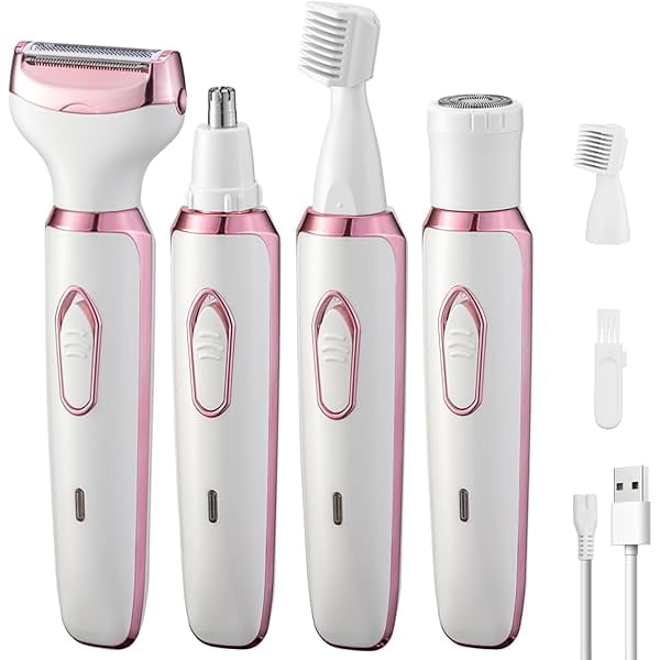 Hair Razor Ride YJJSKEJI Electric Razors Shaver for Women Painless 4 in1 Women Shaver ...