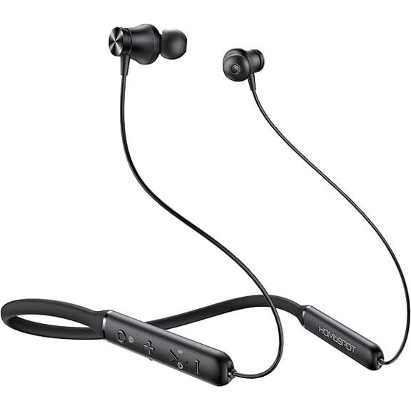 YJJSKEJI JY300 Wireless Neckband Headphones, Bluetooth Auracast Ready with App Enhanced, Support aptX HD & LC3 Audio, 40-Hour Battery, for Gaming, Workouts & Commute