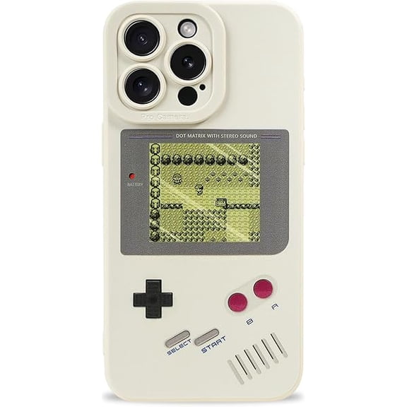 YJJSKEJI Pouchi Gaming Controller Phone Case for iPhone 16 Pro Max Case 6.9", TPU Protective Case Video Game Aesthetics Anti-Drop Protection Phone