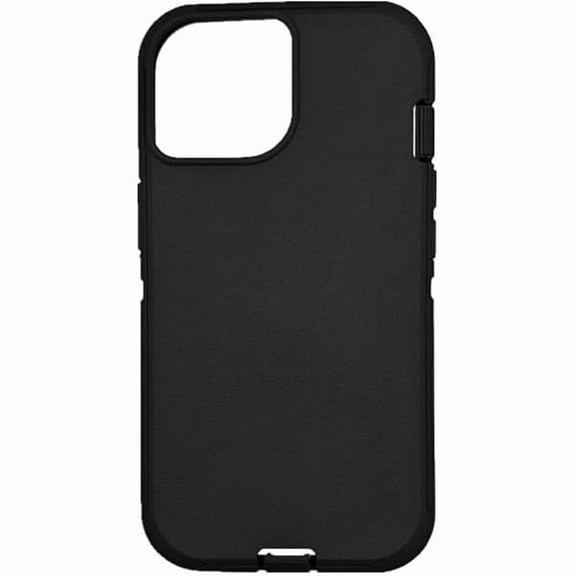 YJJSKEJI Replacement TPE Rubber Outer Skin Compatible with Otterbox Defender Series Case for iPhone 14 Plus (Black)