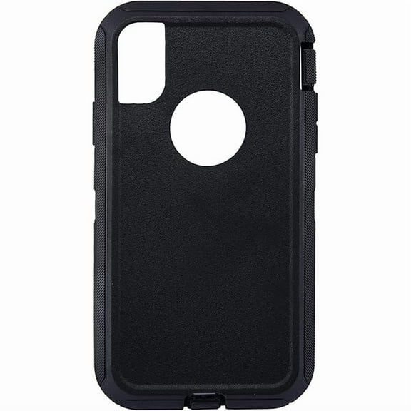 YJJSKEJI Replacement TPE Rubber Outer Skin Compatible with Otterbox Defender Series Case for iPhone X/Xs Black