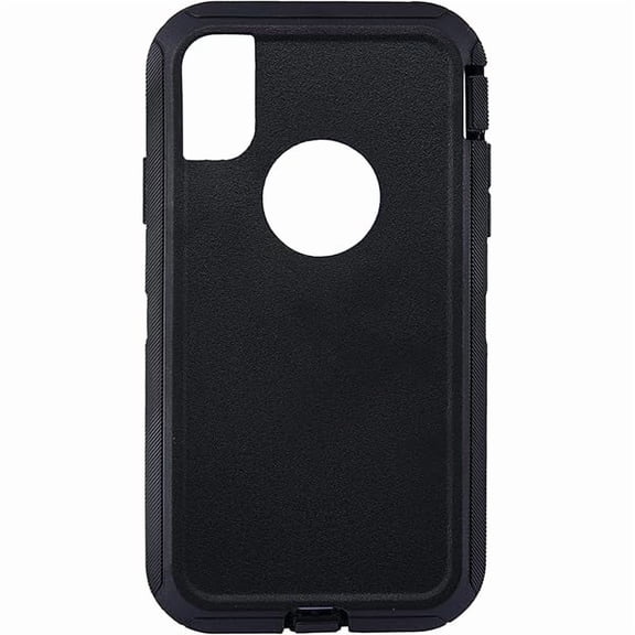 YJJSKEJI Replacement TPE Rubber Outer Skin Compatible with Otterbox Defender Series Case for iPhone XR Black