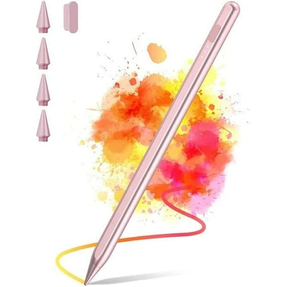 YJJSKEJI Stylus Pen for iPad 2018-2024, 2X Fast Charge iPad Pencil 2nd Generation Compatible with Apple iPad Pro 11"/12.9"/M4, iPad Mini 5/6, iPad Air (M2/5/4/3), iPad (10/9/8/7/6)