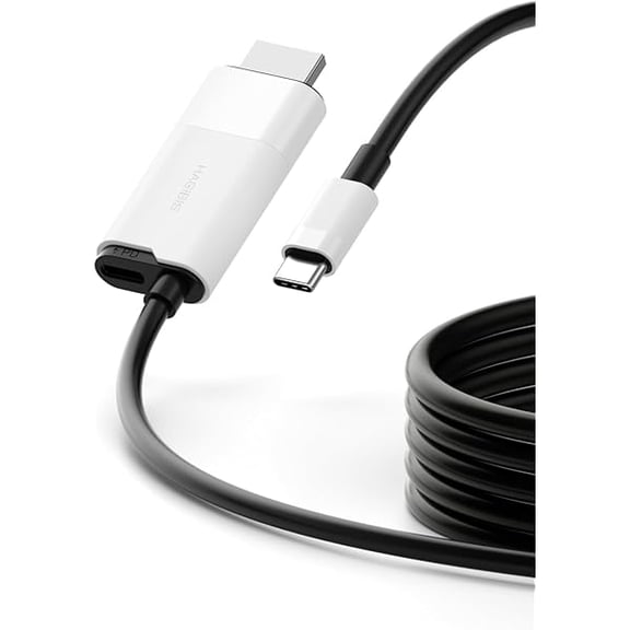 YJJSKEJI Switch Dock for Nintendo Switch OLED, USB C to HDMI Cable Adapter with 4K@60Hz HDMI, 100W Power Delivery, Type-C to HDMI Adapter for Laptop, TYJJSKEJI, SteamDeck, ROG Ally (White 60Hz)