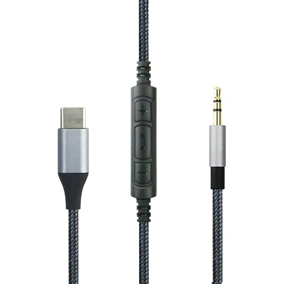 YJJSKEJI USB C to 2.5mm YJJSKEJIo Cable Compatible with Bose 700, QC35 QC35ii QC45 Headphone, Remote Volume Mic Compatible with iPhone 15/iPad Compatible with YJJSKEJI for Oneplus Android Phone