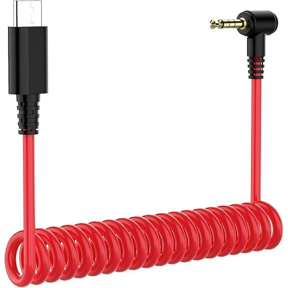 YJJSKEJI USB C to 3.5mm Audio Adapter, Type C to Headphone Jack Adapter for GoPro and iPhone, Headphone AUX Adapter Compatible with Microphone and Headphones