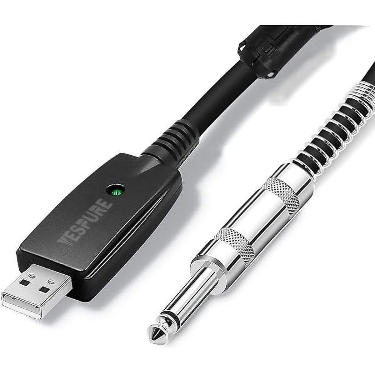10m Guitar Lead 1/4 Inch Jack to Jack Patch Cable