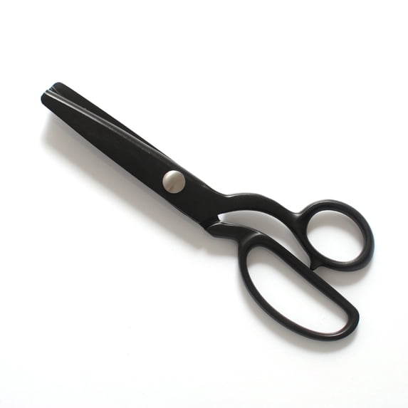 YJSStriving Heavy Duty Pinking Shears  Serrated Scissors All Stainless Steel  for Fabric Decorative Edge 8 inch