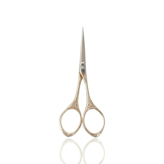 YJSStriving Sewing Crafting Scissors Embroidery Scissors for Threading Art Work golden