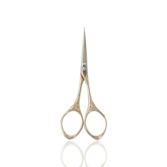 YJSStriving Sewing Crafting Scissors Embroidery Scissors for Threading Art Work golden