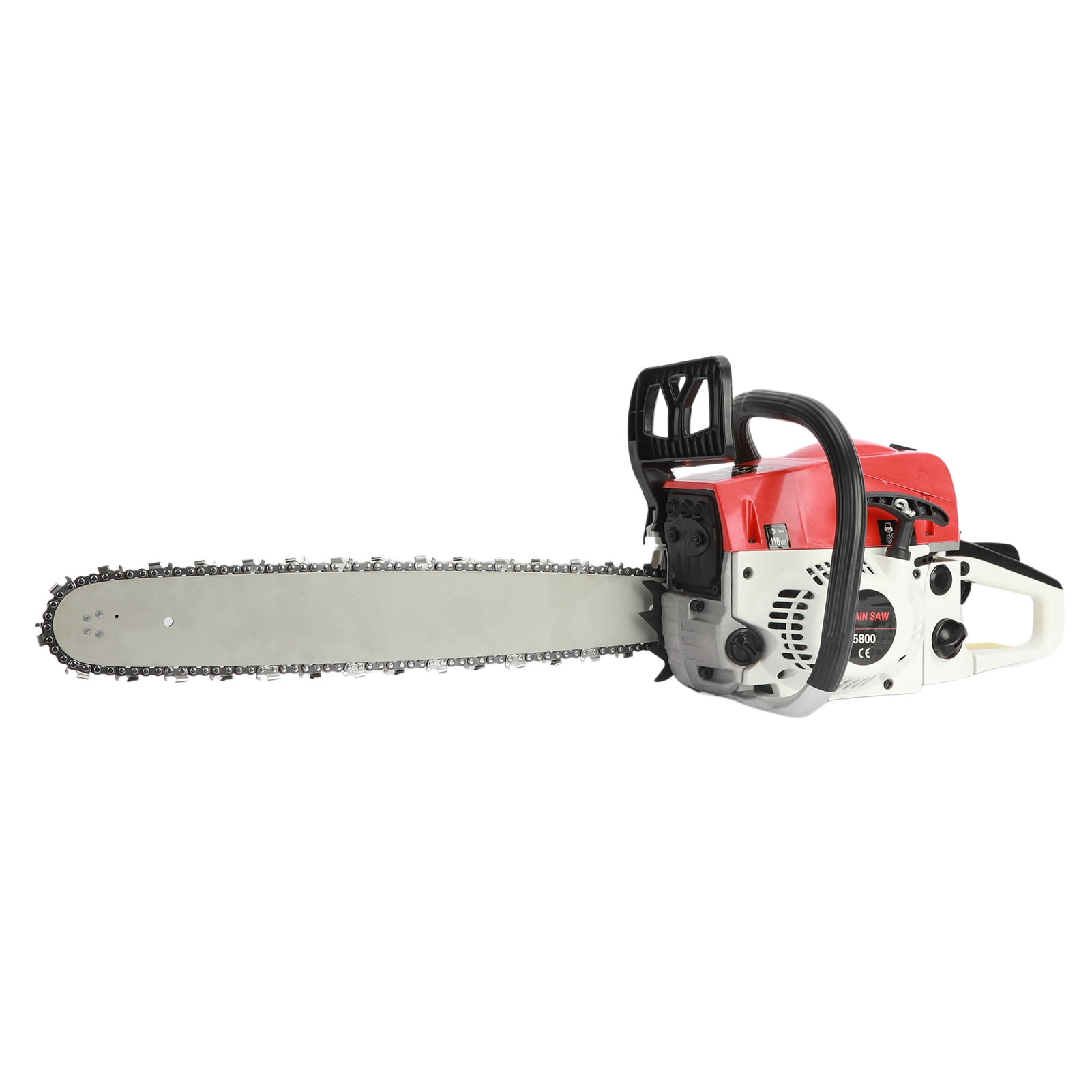 YJT 3.2hp 58CC GasPowered Chainsaw, Trees Gas Powered Chainsaws Rust Resistant Wood Chain Saw