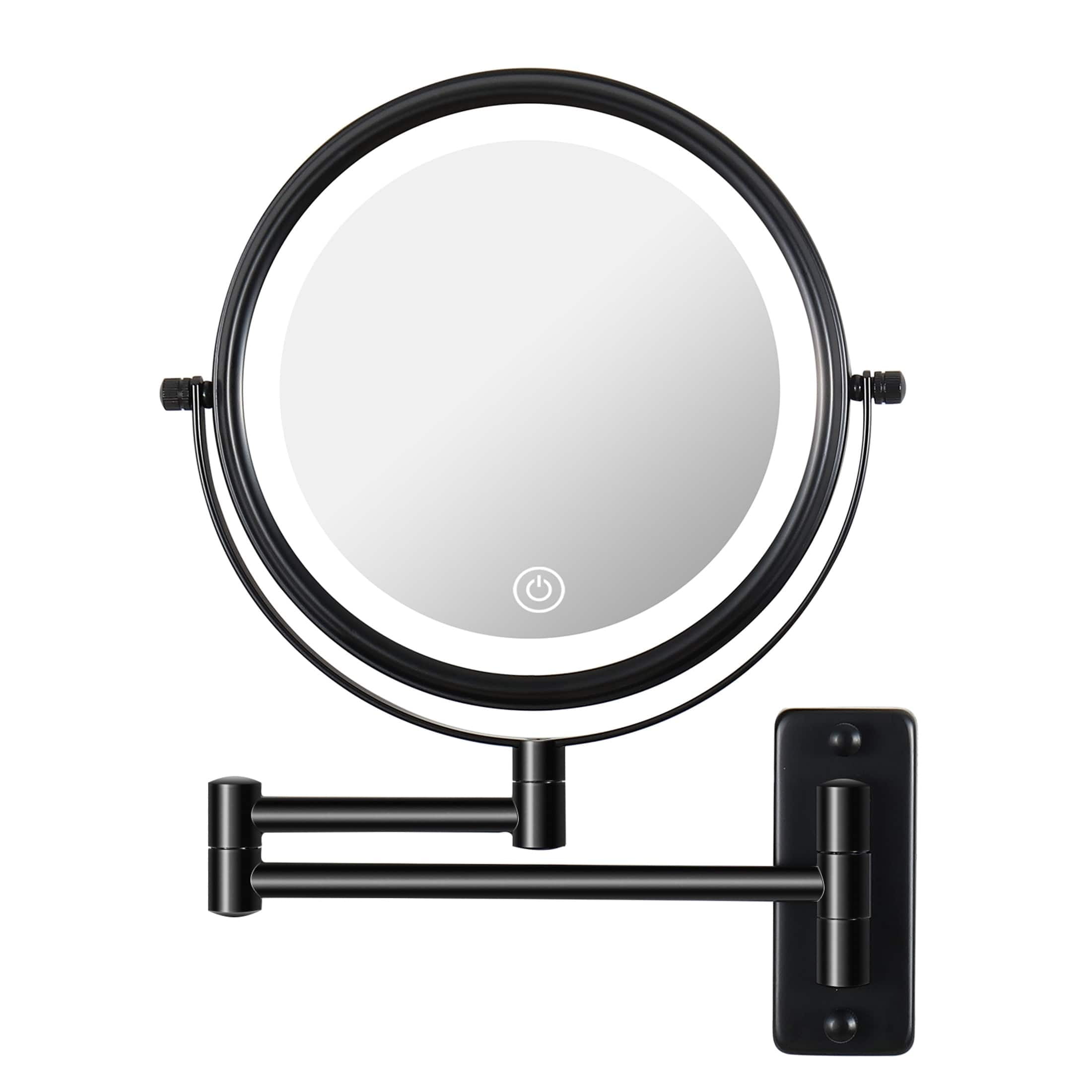 YJTONWIN Wall Mounted Lighted Magnifying Mirror 10X Makeup Mirror 3 Color Mode - Walmart.com
