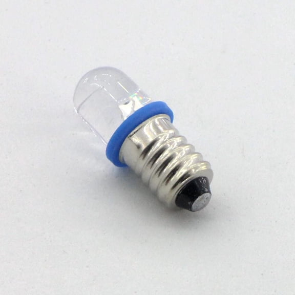 YJYASX-10pcs E10 Screw DC6V Blue Spot Led Bulb Light Lamps +10pcs E10 Base (DC6V, Blue)