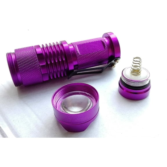 YJYASX-395 nm Ultra Violet UV Flashlight Blacklight, High Power LED 3 Mode 10 Yard Long Range UV Flashlight Blacklight, Pets Urine Detector, Stains, Odor Detector