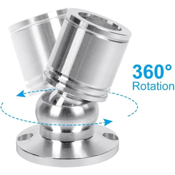 YJYASX-4Pcs 1W Mini LED Spotlight Spot Lights Mini Spotlights for Displays, 110V LED Display Lights for Shelves, 360 Adjustable Picture Lights & Accent Spotlights, Spot Light for Pictures On Wall