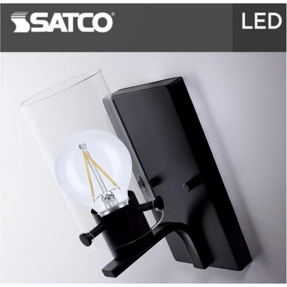 YJYASX-4W LED G16.5 Globe Light Bulb 3500K Neutral White 350 Lumens Clear Finish E12 Candelabra Base Dimmable 300 Degree Beam Enclosed Fixture Rated Wet Location 120V S12472 (2 Pack)