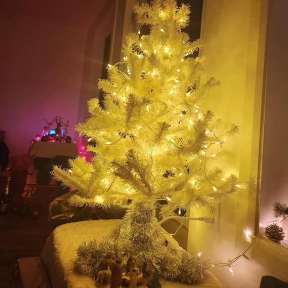 YJYASX-66Ft 200LED Warm White Christmas Lights Plug in,8 Modes Connectable String Light Classroom Lights Indoor Outdoor for Halloween Christmas Tree Bedroom Garden Decor (Clear Wire)