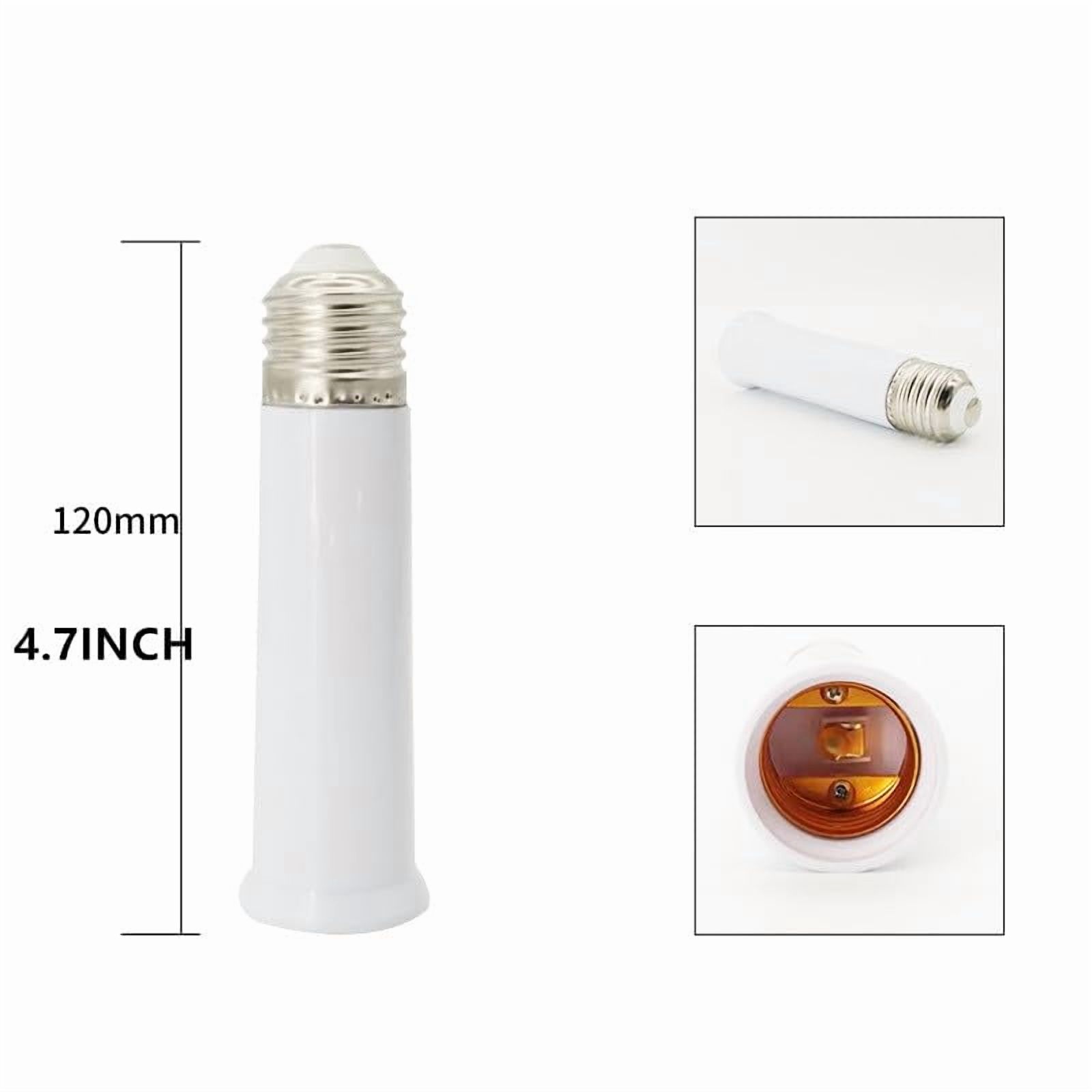 YJYASX-E26 Socket Extender, E26 Standard Medium Base, 4.72 inch ...