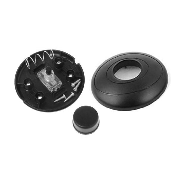 YJYASX-Floor Foot Switch, UL Listed 3-Pack AC100-240V Inline Foot Pedal Lamp Switch w/Push Step-on-Button for LED Light On-Off Control