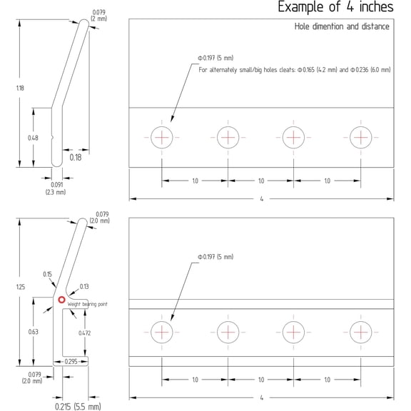 YJYASX-French Cleat Picture & Mirror Hanger - 34" 200 lb - Built in Level - Heavy Duty Wall Mounting Bracket for Hanging Whiteboard, Headboard, Soundbar, Cabinets, Shelf, Panels - Z Bar Clip Hanger 2