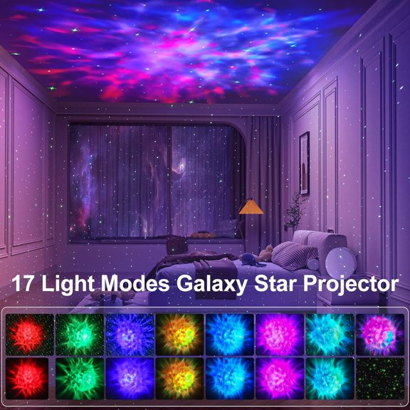 YJYASX-Galaxy Projector for Bedroom, Galaxy Light Projector with Timer and Remote, Starry Nebula Ceiling Night Light, Room Decor, for Christmas, Birthdays