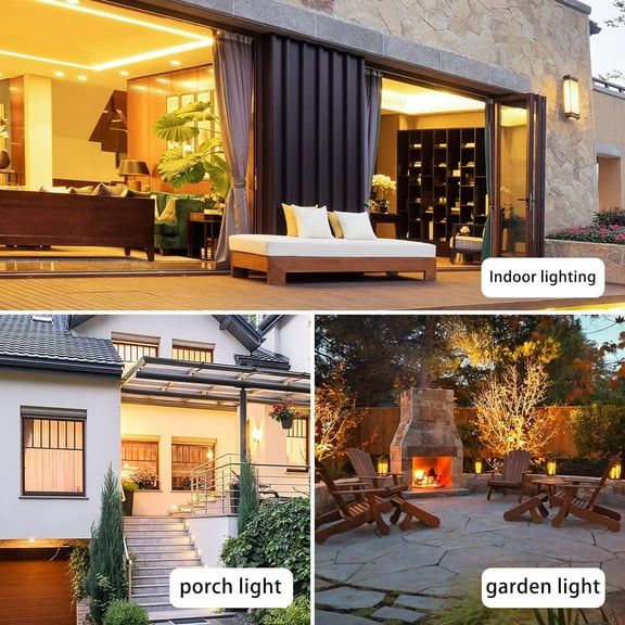 YJYASX-LED Bug Light Bulbs Outdoor 8 Pack,Dimmable 9W Amber Yellow Bug Light Bulbs, 100W Equivalent,A19 Bug Lights for Outside, Bedroom, Hallway Porch Light