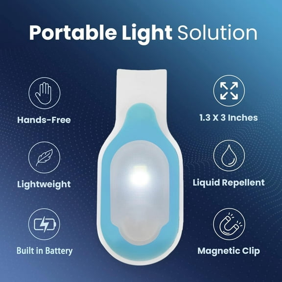 YJYASX-Light for Nurses Flashlight Clip on Flashlight for Night Safety Care Night Light Hands-Free Strong Magnetic Grab Clothes, Suitable for Walking Running Sports Outdoor Emergency Torches Super Br