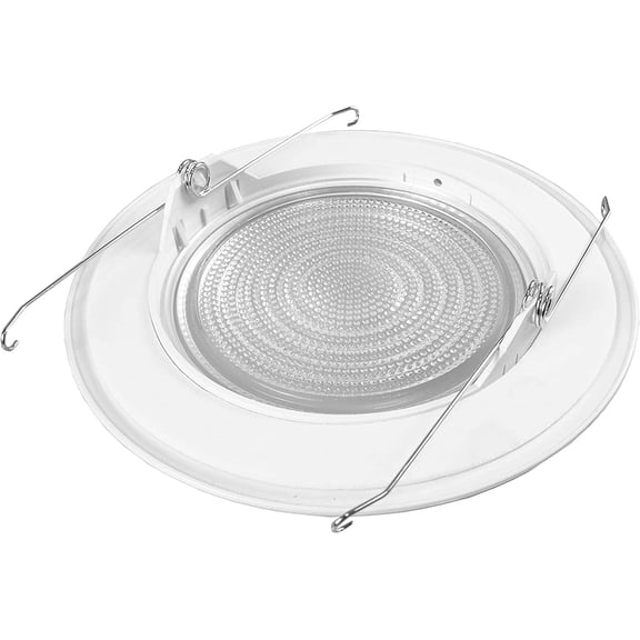 YJYASX-Lighting 17572 Lexan Shower with Fresnel Lens Trim for 17002A and 17003A 6-Inch IC,White