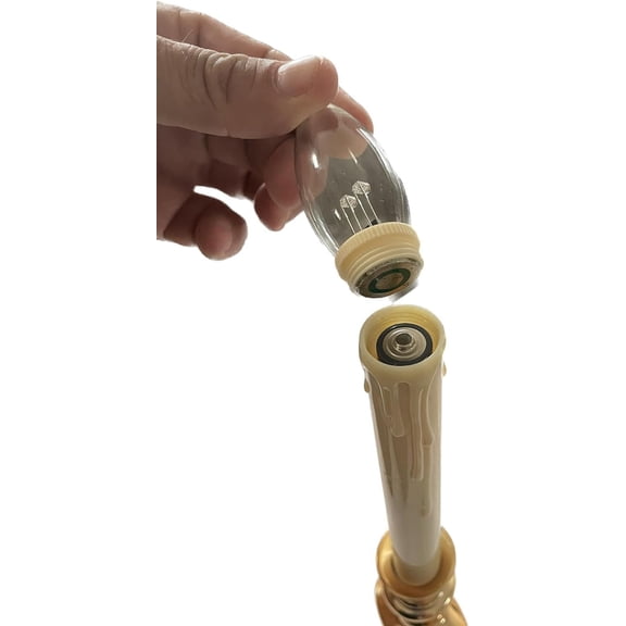 YJYASX-Replacement Bulbs 6 Pack Twinkle for use in All Window Candles 3xAA or 4xAA Models. (6)