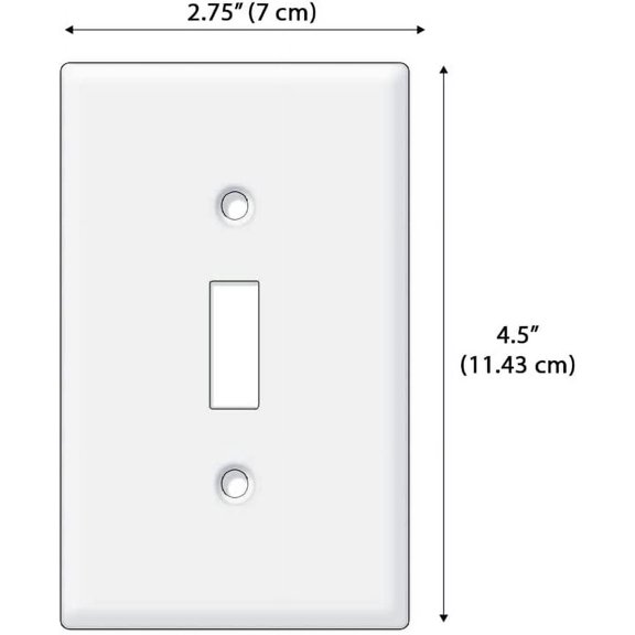 YJYASX-Single Gang Toggle Light Switch Plate/Wall Plate Cover - Red Vintage Cassette Tape
