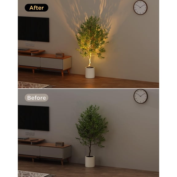 YJYASX-Spot Lights Indoor Led Spotlight: Rechargeable Battery Wireless Up Lights Indoor - Plants Tree Artwork Portrait Picture Display Accent Lighting for Home Decorators Homeowners Art Collectors(1
