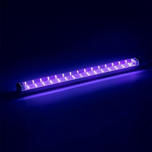 YJYASX-UV Black Light Bar USB DC 10W 1ft LED Blacklight Bar Strip Lights for Bedroom Fluorescent Paint Poster Party Glow in The Dark Light Magnet 2 Pack