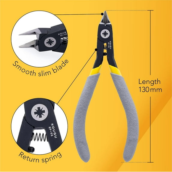 YJYCSAH-Super Precision Sprue Cutter For Plastic - 5 Inch Steel Side ...