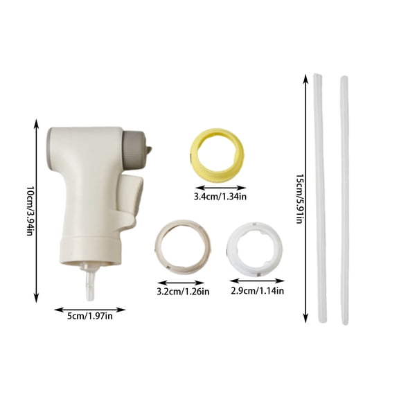 YJYGSQ One-Handed Pressure Pump for Sauce Bottles - Leak-Proof Design Ideal for Kitchen Use with Adjustable Hose and Easy Cleaning
