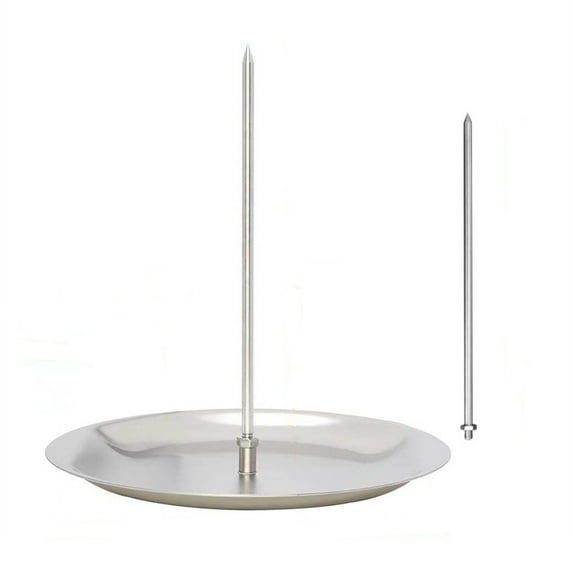 YJYGSQ Stainless Steel Skewers for BBQ Grilling - Vertical Kebab Stand with Drip Catcher for Perfect Shawarma and Kebab Cooking