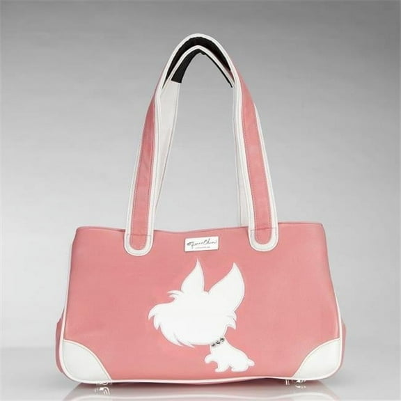 YK-P-FL I Love New Yorkie Faux Leather, Pink