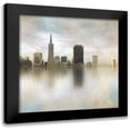 thumbnail image 1 of YK Studios 15x15 Black Modern Framed Museum Art Print Titled - Skyline Views, 1 of 5