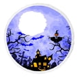 thumbnail image 1 of YKCG Halloween Pumpkin Scarecrows Starry Night Black Trees Round Beach Towel Beach Mats Beach Shawl Beach Blanket with Tassels Beach Throw Towel Yoga Mat, 1 of 3
