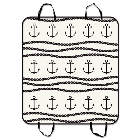 YKCG Home Decor Abstract Texture with Anchors Pet Seat Cover Car Seat Cover for Pets Cargo Mats and Hammocks for Cars Trucks and SUVs 54x60 inches