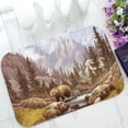 thumbnail image 1 of YKCG Home Decor Grizzly Bear in the Rocky Mountains Doormat Indoor/Outdoor/Bathroom Doormat 23.6x15.7 inches, 1 of 3