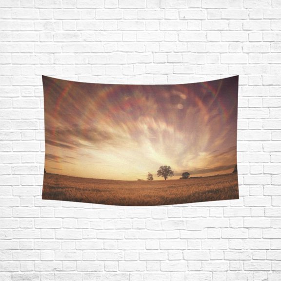 YKCG Home Decoration Wheat Wall Hanging Tapestry 90 x 60 Inches