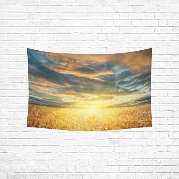 YKCG Home Decoration Wheat Wall Hanging Tapestry 90 x 60 Inches