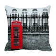 thumbnail image 1 of YKCG Red Telephone Box in Street with Historical Archit Vintage London City Landmark Pillowcase Pillow Cushion Case Cover Twin Sides 20x20 inches, 1 of 3