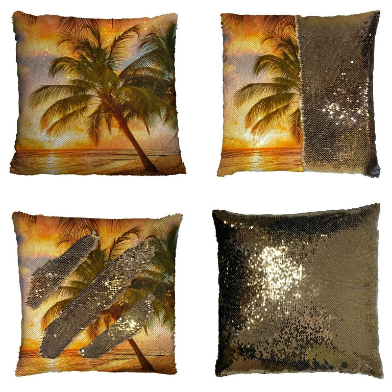 Mermaid sequin pillow clearance walmart