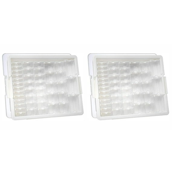 YKITRD Elizabeth Ward Bead Storage Solutions 45 Piece Craft Supplies Organizer (2 Pack)